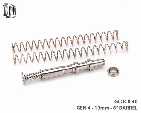 Pistol Recoil Reduction Spring Rod DPM Systems for Glock 40 Gen 4