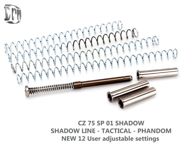 Pistol Recoil Reduction Spring Rod DPM Systems for CZ 75 SP-01/12 Adjust.