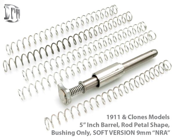 Pistol Recoil Reduction Spring Rod DPM Systems for 1911 5" Bushing NRA