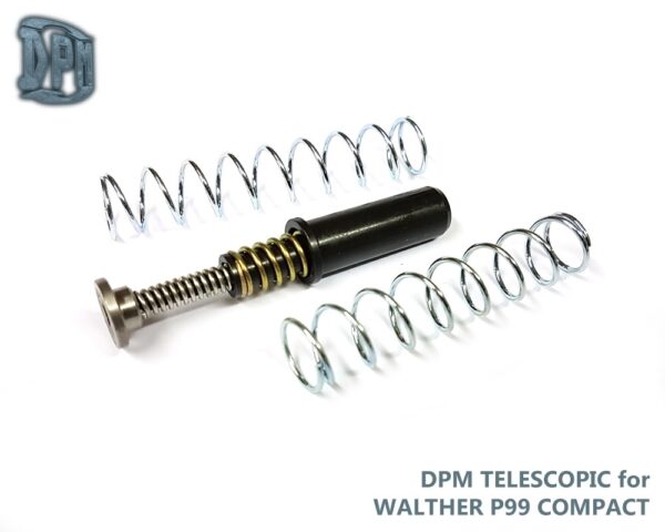 Pistol Recoil Reduction Spring Rod DPM Systems for Walther P 99 Compact Tel.