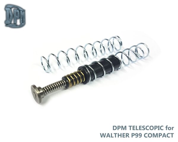 Pistol Recoil Reduction Spring Rod DPM Systems for Walther P 99 Compact Tel.