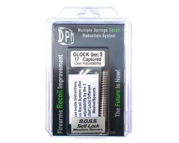 Pistol Recoil Reduction Spring Rod DPM Systems for Glock 17 Gen 5 Captd.