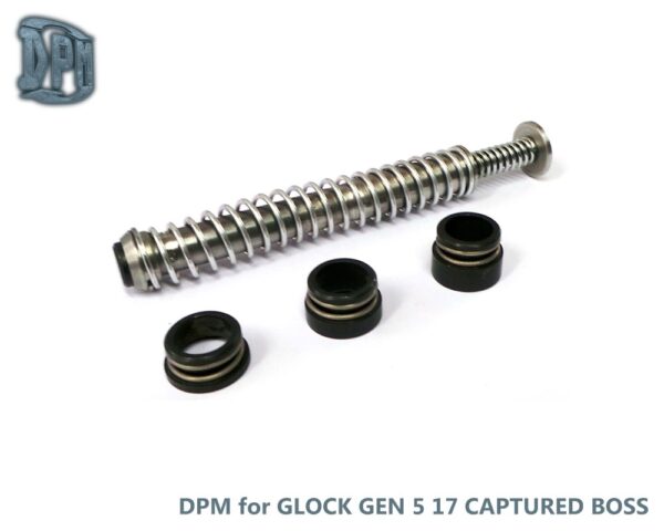 Pistol Recoil Reduction Spring Rod DPM Systems for Glock 17 Gen 5 Captd.