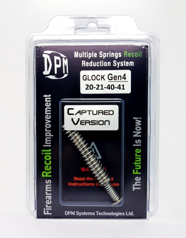 Pistol Recoil Reduction Spring Rod DPM Systems for Glock 20 Gen 4 Captd.