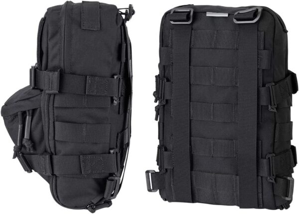 CKS Tactical Hydration Pack with MOLLE Webbing, Water Reservoir and Bladder for Tactical Vests and Backpacks