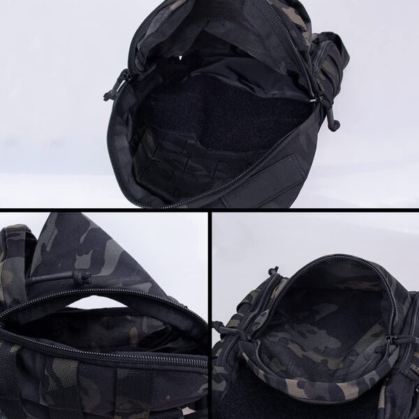 CKS Tactical Hydration Pack with MOLLE Webbing, Water Reservoir and Bladder for Tactical Vests and Backpacks