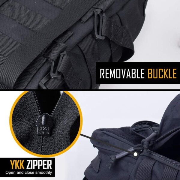 CKS Tactical Hydration Pack with MOLLE Webbing, Water Reservoir and Bladder for Tactical Vests and Backpacks