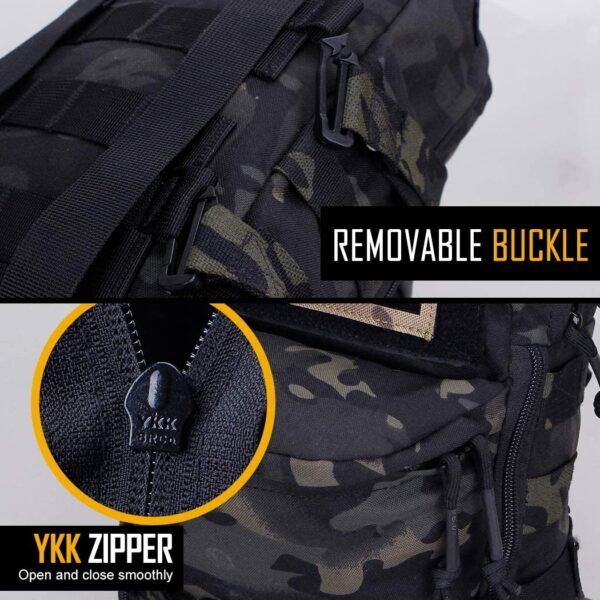 CKS Tactical Hydration Pack with MOLLE Webbing, Water Reservoir and Bladder for Tactical Vests and Backpacks