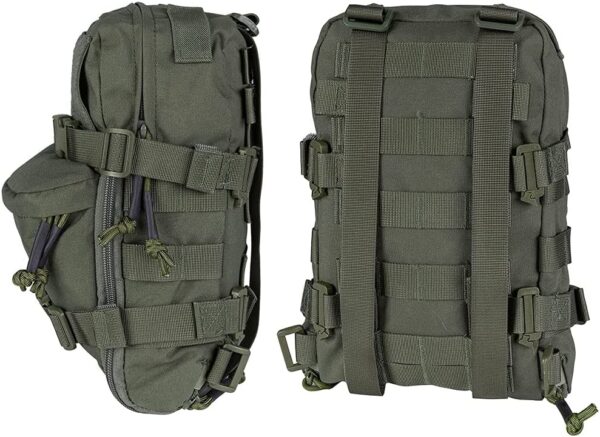 CKS Tactical Hydration Pack with MOLLE Webbing, Water Reservoir and Bladder for Tactical Vests and Backpacks