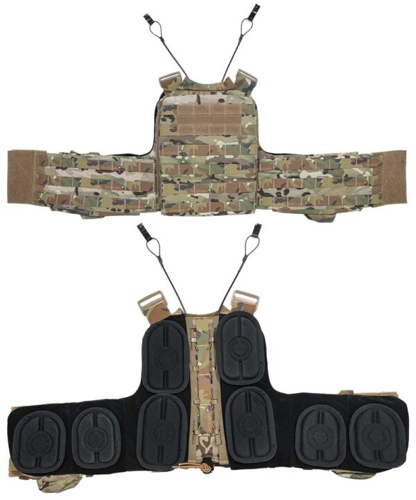 CKS TACTICAL Vest Plate Carrier With Quick Release Fit 25x30cm Ballistic  Plate - CKS Tactical